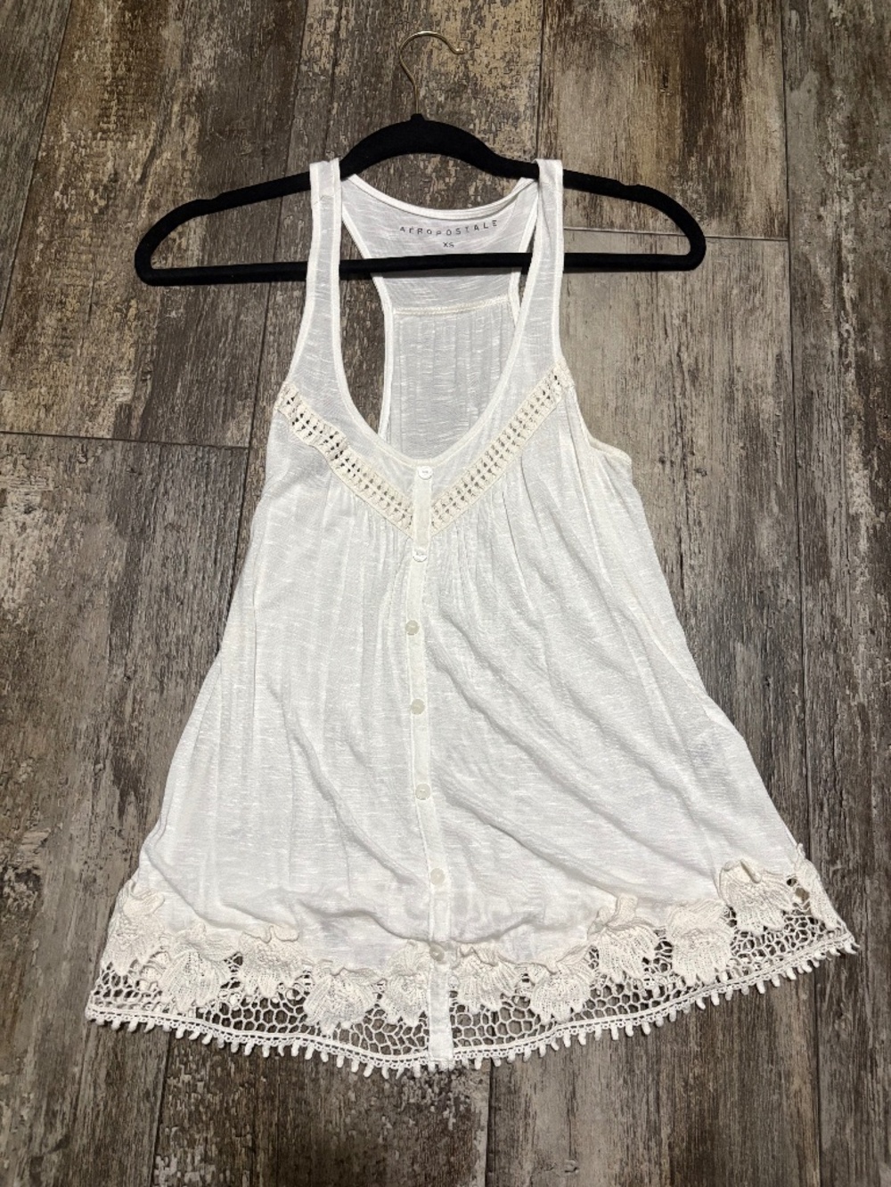 White tank top